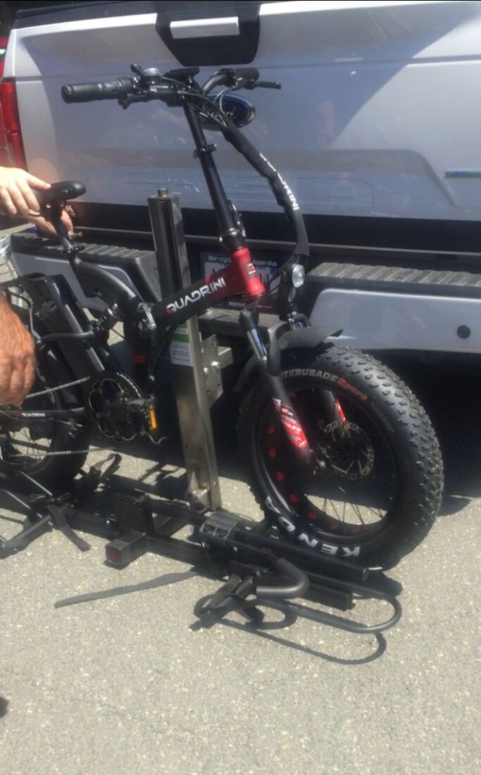 No lifting heavy ebikes with the MoTow Hitch Lift