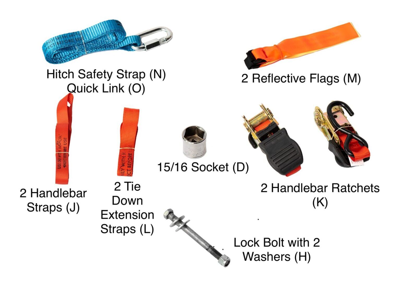 MoTow Motorcycle Tow Hitch - 24" Adjustable - Image 11