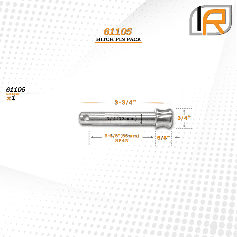 Hitch Pin in Stainless Steel by Infinite Rule - Image 2